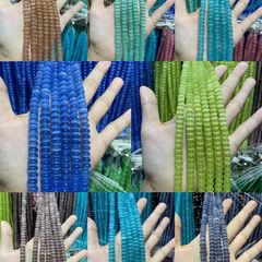 貓眼石算盤珠散珠貓眼石算盤珠串珠 diy飾品配件直播供貨半成品珠