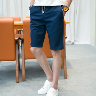 Summer men's fifth pants men's sports shorts breeches casual men's beach pants middle pants trendy loose plus size trendy