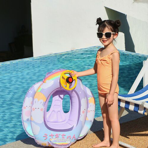 Manufacturer wholesales children's steering wheel, swimming ring, seat, baby sitting ring, baby swimming ring, thickened floating ring