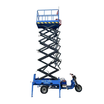 Electric Three-Wheel Vehicle-Mounted Lift Platform Mobile 10m Hydraulic Lift Small Aerial Work Platform (Avtomobil fırlanan platformaları) - contact-customer-service-for-details