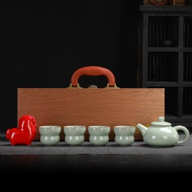 茶具套装;旅行茶具;陶瓷杯