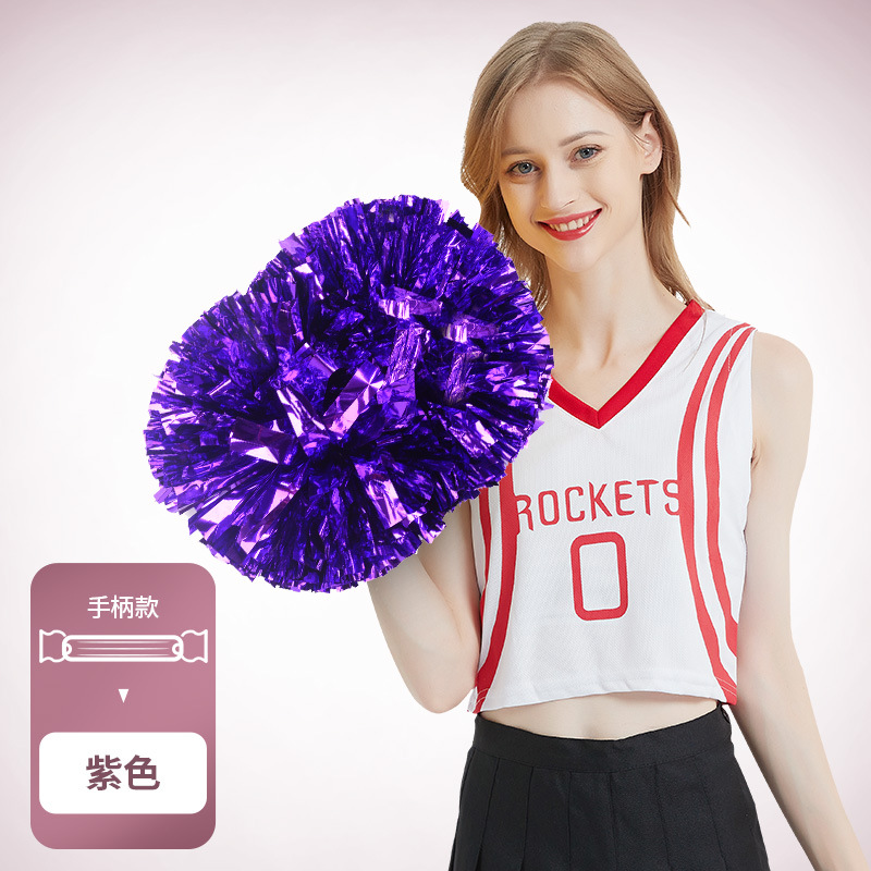 Porristas Bola de flores porristas mano flor mano sacudida flor danza rendimiento mano flor porristas flor bola de color rendimiento