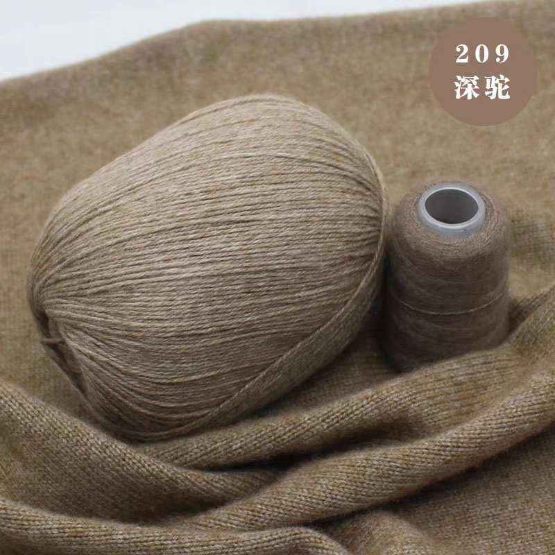 Hilo de Cachemira tejido a mano al por mayor bebé anti-pilling conejo lana medio grueso lana DIY lana tejida bufanda suéter