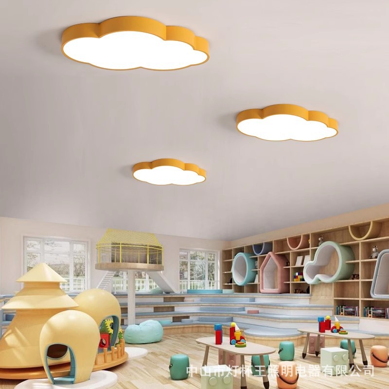 Jardín de infantes lámpara de nube institución de capacitación escuela pasillo aula lámpara de pasillo parque infantil parque de juegos lámpara de modelado