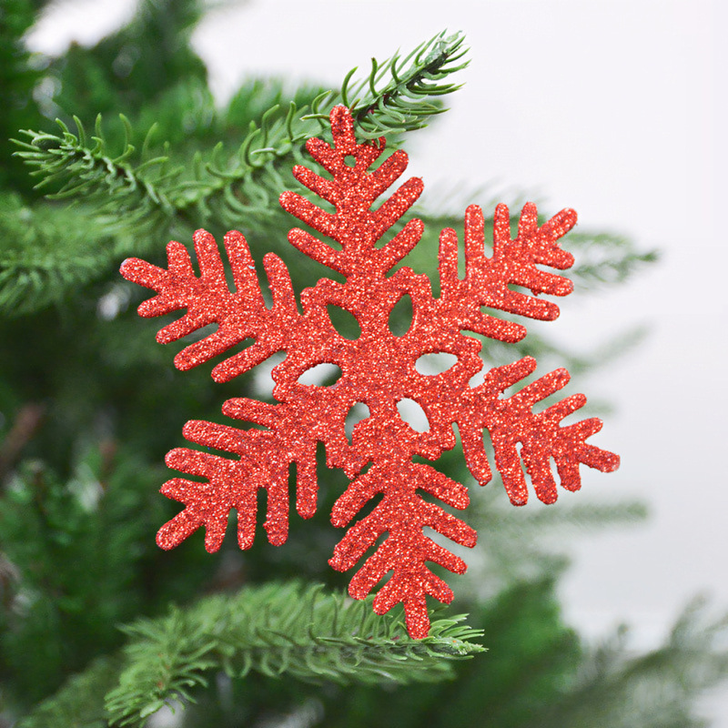 起爆金5cm 7cm 10cmクリスマスツリー藤条クリスマス雪花雰囲気装飾ストラップクロスボーダー工場直販|undefined
