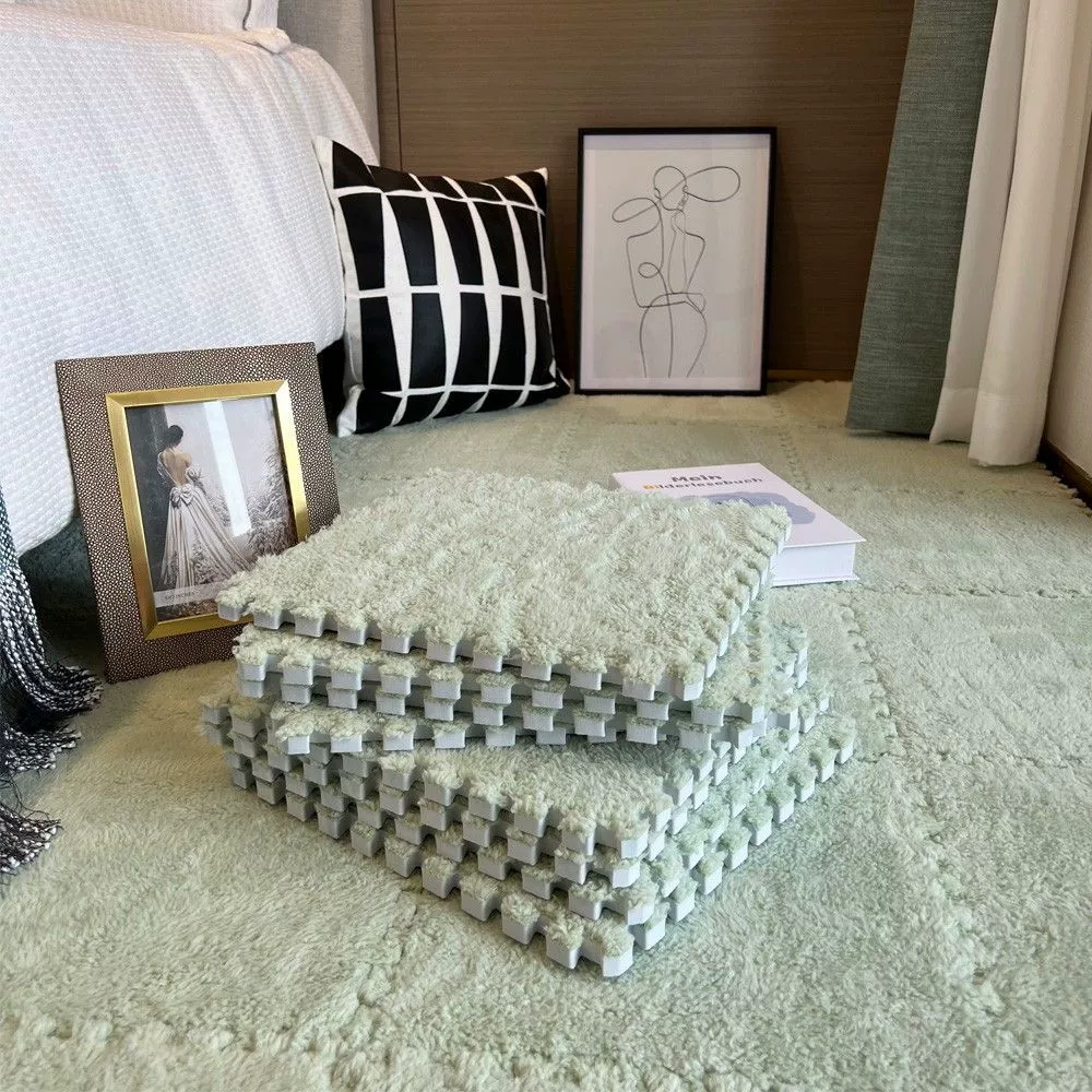 Кросс-бордерный простой однотонный коврик для пола с комбинированным дизайном, оптовый коврик для ползания малышей TUME, домашний коврик с полным покрытием, устойчивый к пятнам.