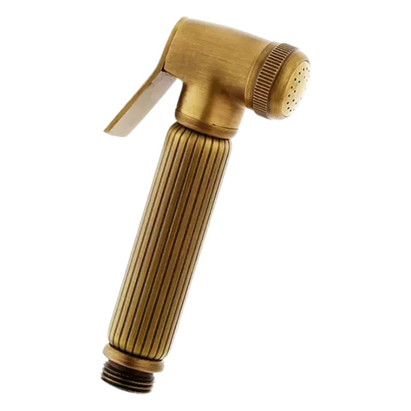 Cross-border All-copper Antique Washer Set Toilet Companion Spray Gun Set Antique Shower Hanger Bracket