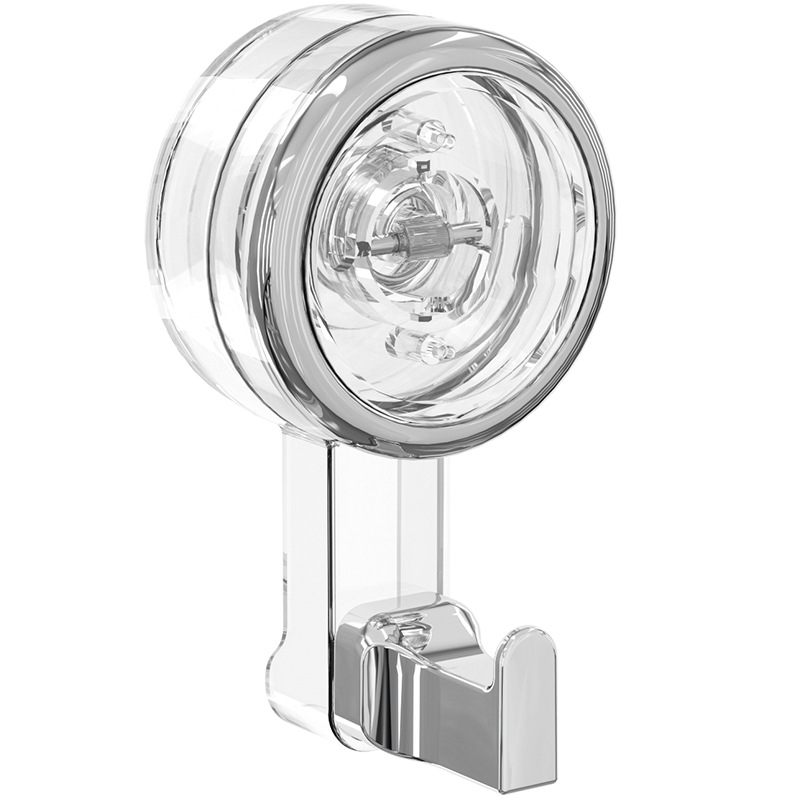 Gancho de ventosa giratorio sin perforación, fuerte soporte de carga, vacío sin costuras, baño de cocina, baño, toalla, gancho adhesivo detrás de la puerta