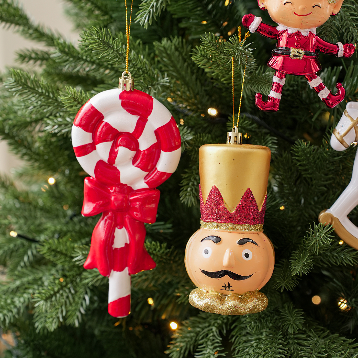 Colgante de árbol de Navidad transfronterizo Elf soldado colgante de color accesorios colgante colgante decoración de atmósfera de vacaciones