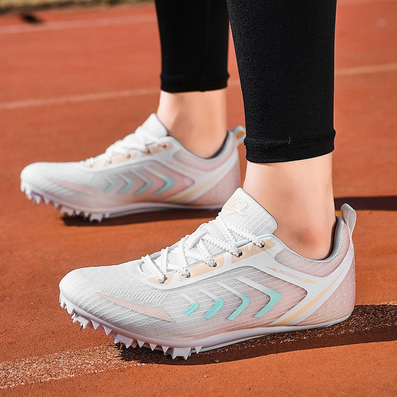 2025 стиль новые туфли nail shoes для мужчин и женщин, спринтинг студенты соревнование nail shoes для длинного прыжка, мужская физическая подготовка обувь для среднего школьного вступления