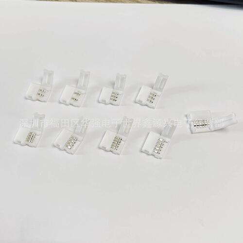 2-Channel/3-Channel/4-Channel/5-Channel/6-Channel Solderless Hook-up Connector LED Strips, Single Wire RGB Mono 8mm/10mm Front Wiring LED Strips