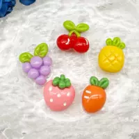Мини-блестящий фруктовый смола гаджет diy кремовый клей самодельный чехол для телефона заколки для волос отверстие для обуви патч оптом
