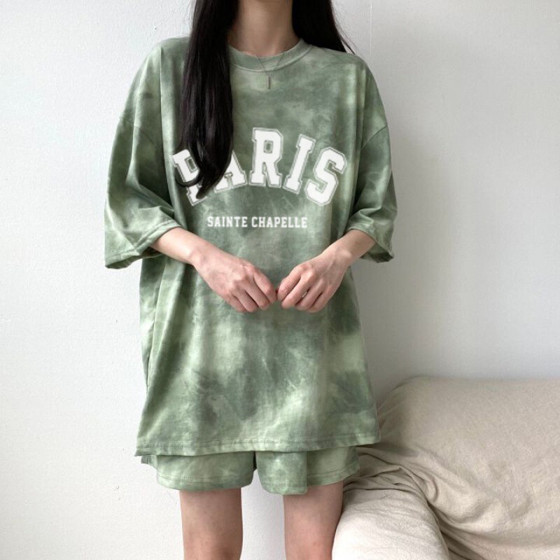 Special offer 5-color short sleeve shorts two-piece 200kg women's 2024 new summer loose leisure sports foreign trade set Special offer 5-color short sleeve shorts two-piece 200kg women's 2024 new summer loose leisure sports foreign trade set
