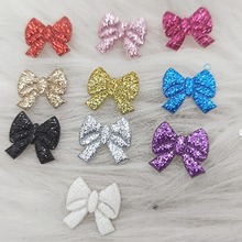 2*1.8厘米韩版迷你蝴蝶结贴片配件装饰头发夹卡女儿童发饰diy材料