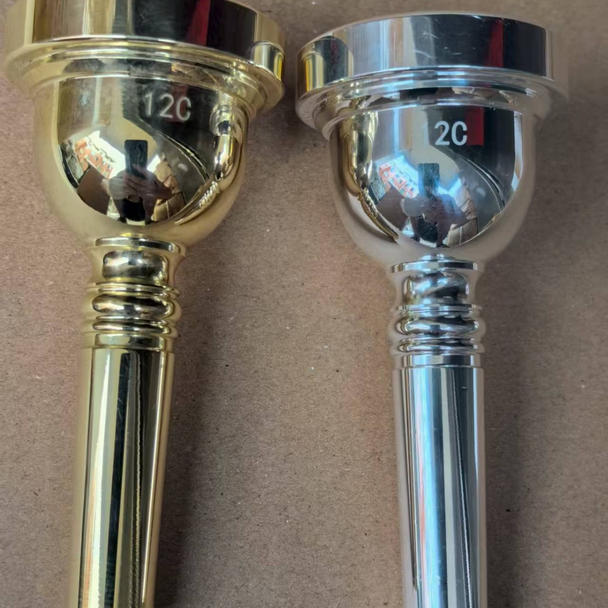 12C alto trombón oro plata bronce accesorios de instrumento de soplo boquilla