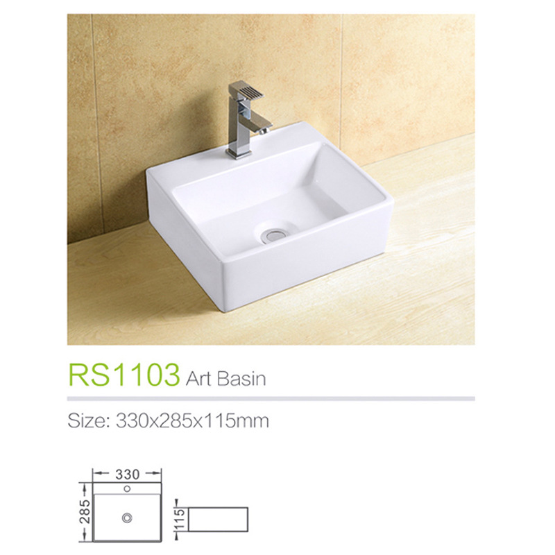 1103 Single basin sin accesorios.