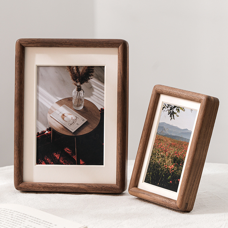 High-Grade Walnut Mortise and Tenon Photo Frame, Solid Wood Photo Frame, Wooden A4 Picture Frame, 10inch Ornaments, Photo Hanging on the Wall High-Grade Walnut Mortise and Tenon Photo Frame, Solid Wood Photo Frame, Wooden A4 Picture Frame, 10inch Ornaments, Photo Hanging on the Wall