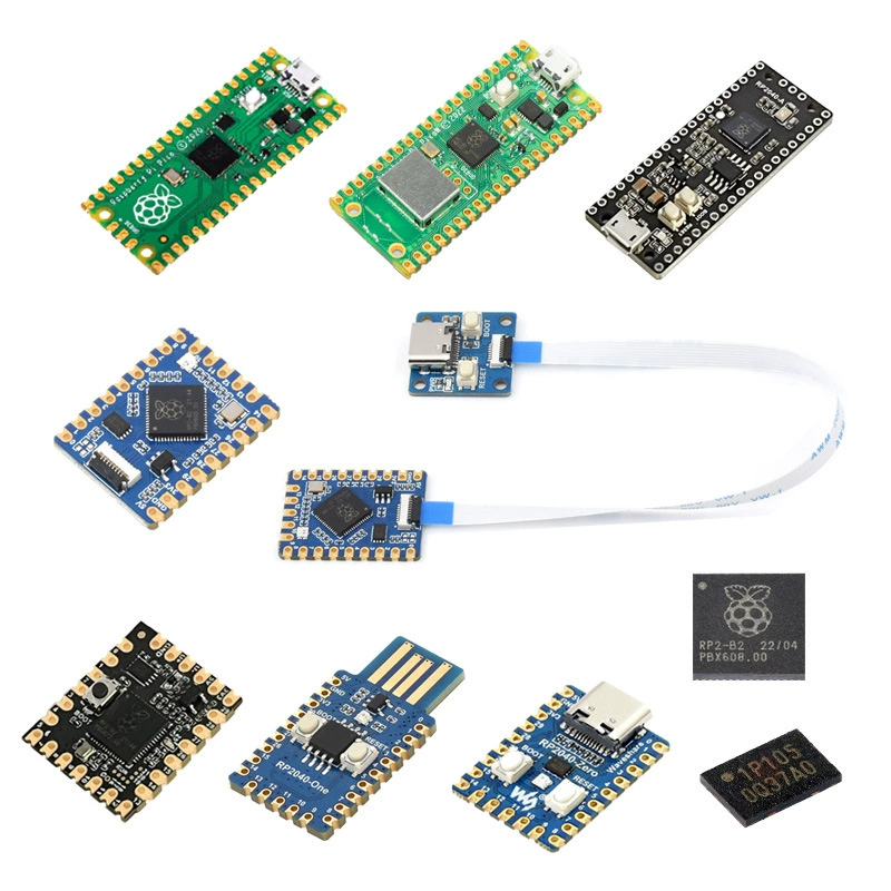 Рaspberry Pi PICO, Pico W, W25Q16JVUXIQ, RP2040-TINY/Zero/One