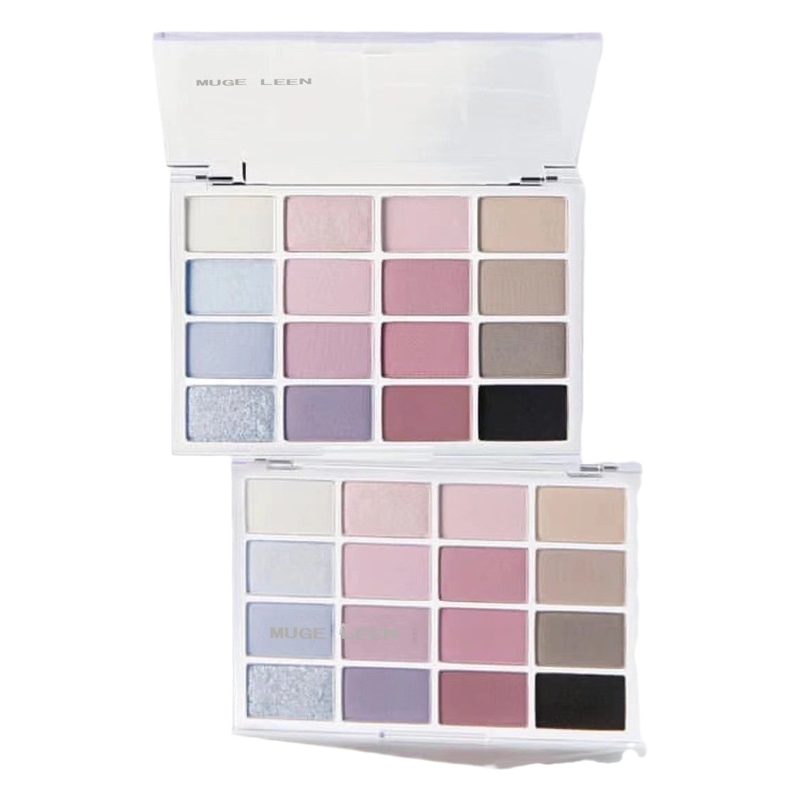 Mugeleen Awakening Sixteen Color Eyeshadow Matte Pearlescent Fine Shimmer Low Saturation Earth Color Daily Korean Eyeshadow Palette