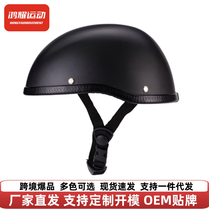 Foreign Trade Half Helmet Summer Retro Helmet Bicycle Cycling Scoop Helmet Prince Helmet Bicycle Four-Season Half Helmet Gray Breathable Men and Women
