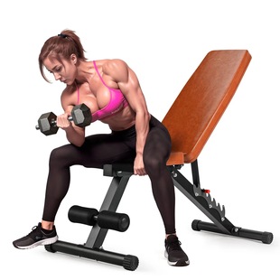 Factory direct dumbbell stool sit-up fitness equipment home foldable supine board fitness chair wholesale