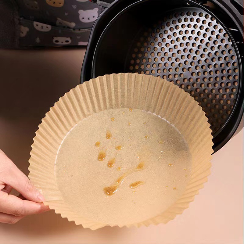 エアフライヤー専用紙、シリコンオイル紙、丸型油吸収紙、食品マット紙、大型家庭用ベーキング紙卸売|undefined