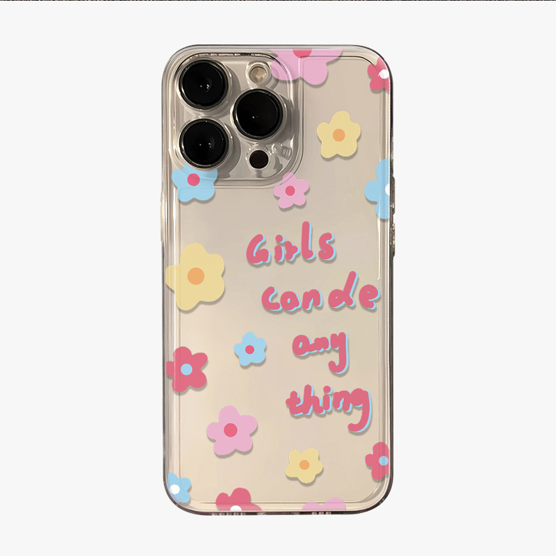 Lady, Simple Style Style Tpu Slogan Flower Lady Simple Style Phone Cases Phone Accessories