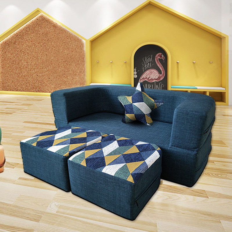 Factory Direct Sales Children's Sofa Multi-Functional Four-Piece Set Early Education Center Children's Building Block Sofa Toy Compressed Sofa