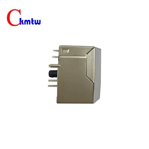 [百兆网口 RJ45-10P/8C TAB-UP H=21.35 带灯 无弹 带滤波器 十字]