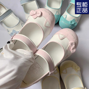 Confused Kitten Original Lolita Shoes Cute Japanese Soft Girl Low Heeled Mary Jane Shoes Women's Shoes