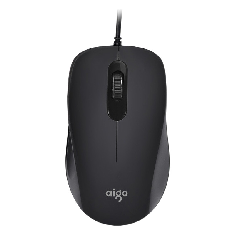 Aigo/Patriot Q822 National Good Product Business Art USB Wired Mouse for Computer, School, Office, Hotel Use