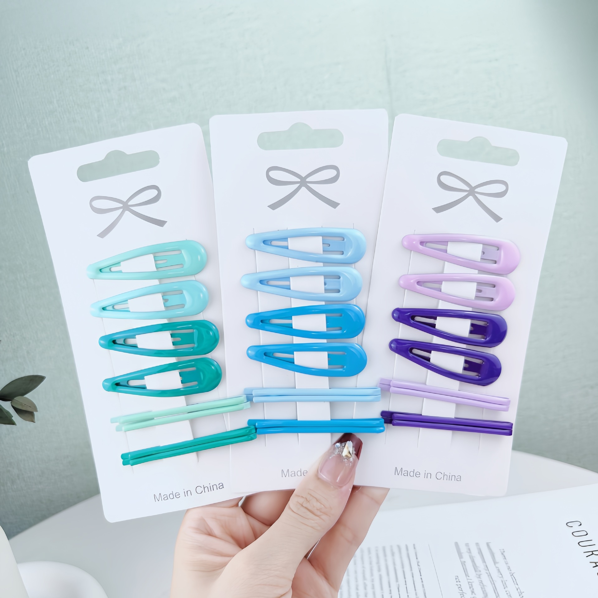 Verde + Azul + Violeta