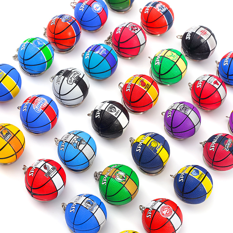 Lakers Celtics Warriors Keychain Ornaments Nets Bucks Clippers Basketball Keychain Hanging Accessories Gifts