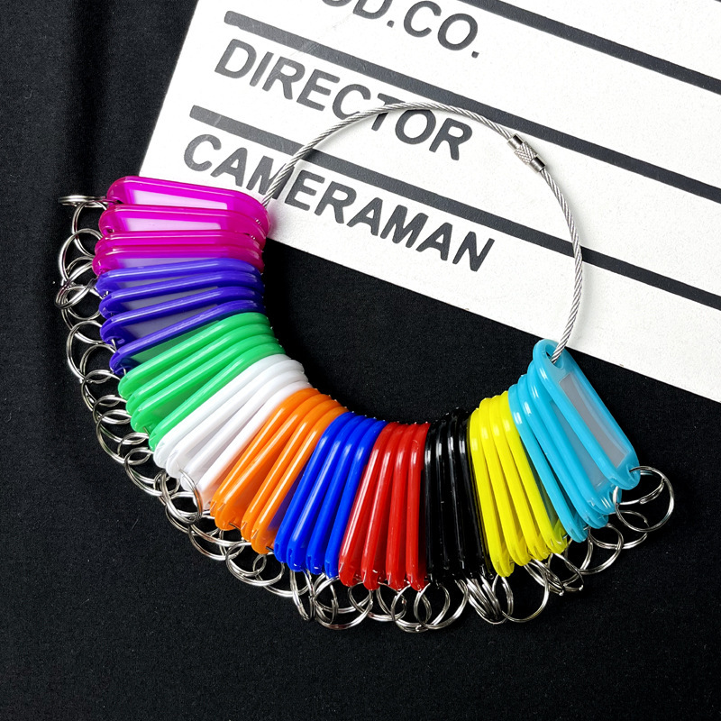 Building key plate storage can be marked property intermediary portable classification key ring tag string rental real estate