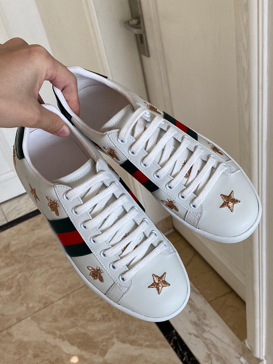 Summer universal elite white sneakers for men and women for leisure, European style, with embroidery, genuine leather