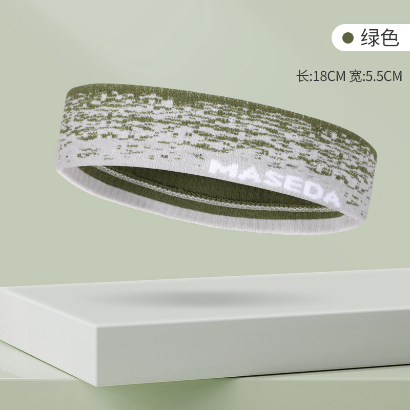 Banda para el cabello verde