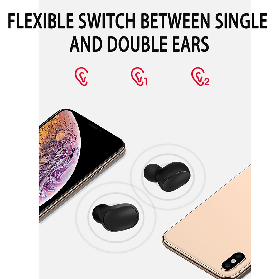 Grenzüberschreitender kabelloses In-Ear A6S Bluetooth-Kopfhörer Geräuschreduktion Sondermodell Kopfhörer Sport Einteiliger Stereo - 5