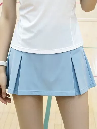 Summer sports tennis skirt for women, quick-dry pleated short skirt, anti-exposure, suitable for fitness, running, and badminton