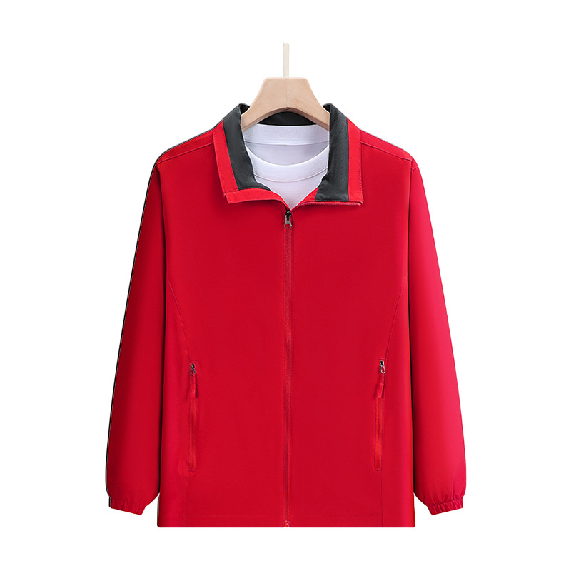 Ropa de trabajo de otoño abrigo anti-fouling ropa de trabajo rompevientos impermeable collar de soporte chaqueta de trabajo chaqueta logotipo impreso personalizado image 11