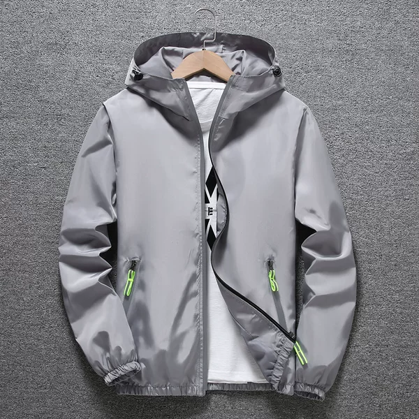 Autumn and Winter Black Non-Removable Large Size Windbreaker Warm Spot Export Sports Outdoor Hooded Men's Jacket