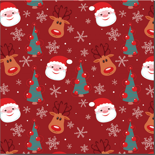 Papá Noel rojo nº2; 70x100cm