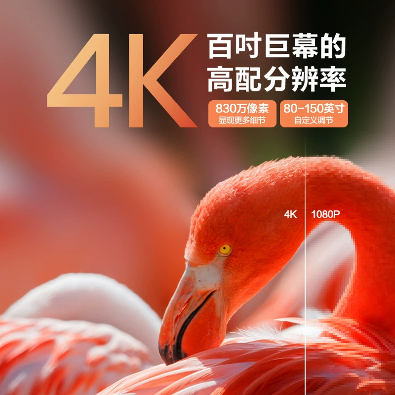 Проектор Vidda C1 (производство Hisense), трёхцветный лазерный проектор 4K, домашний портативный ТВ-проектор