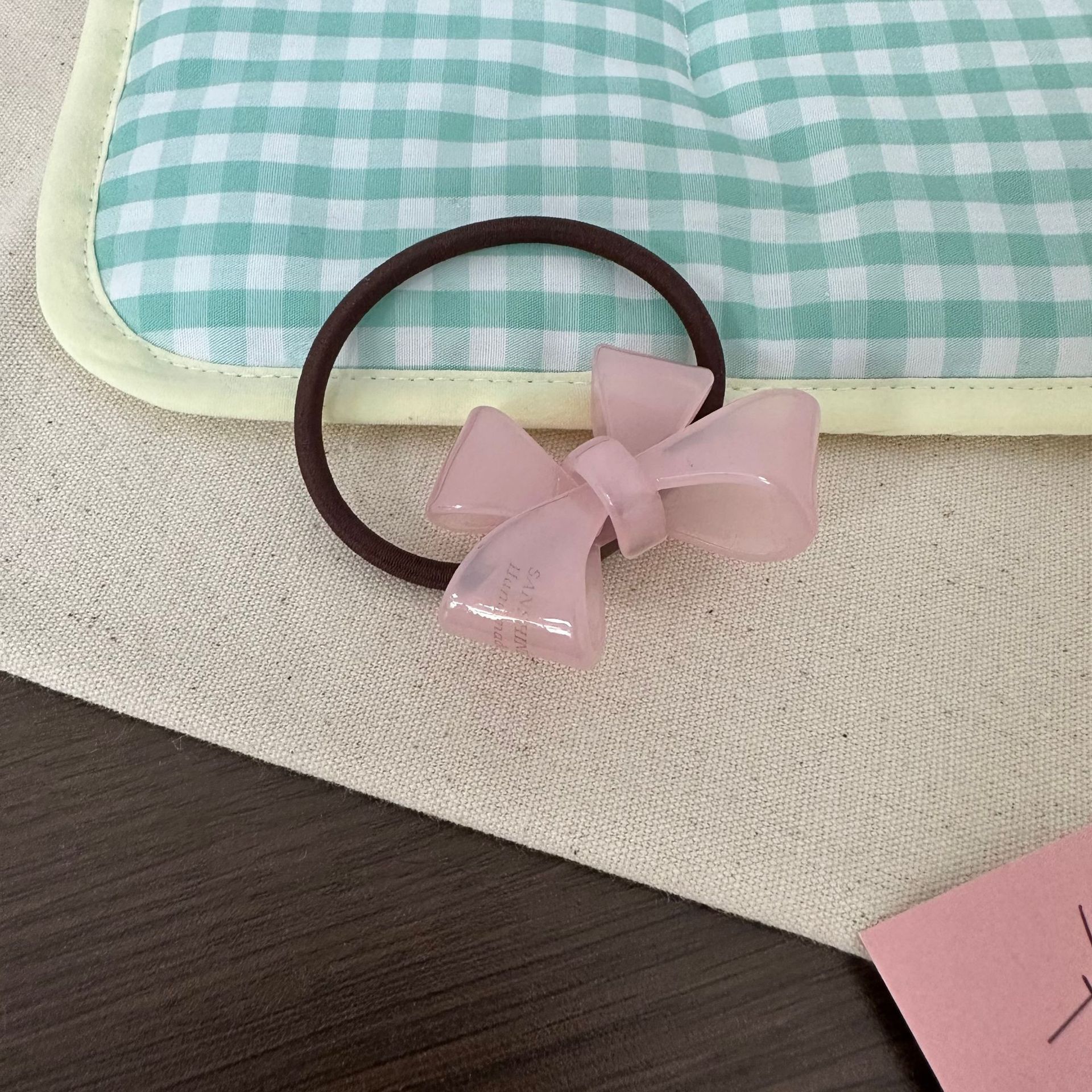 Koreanische Essigsäure Bogen Haar Ring Sommer Bunte Jelly Farbe Mädchen Herz Hohe Ball Zopf Haar Zubehör_voghion.com