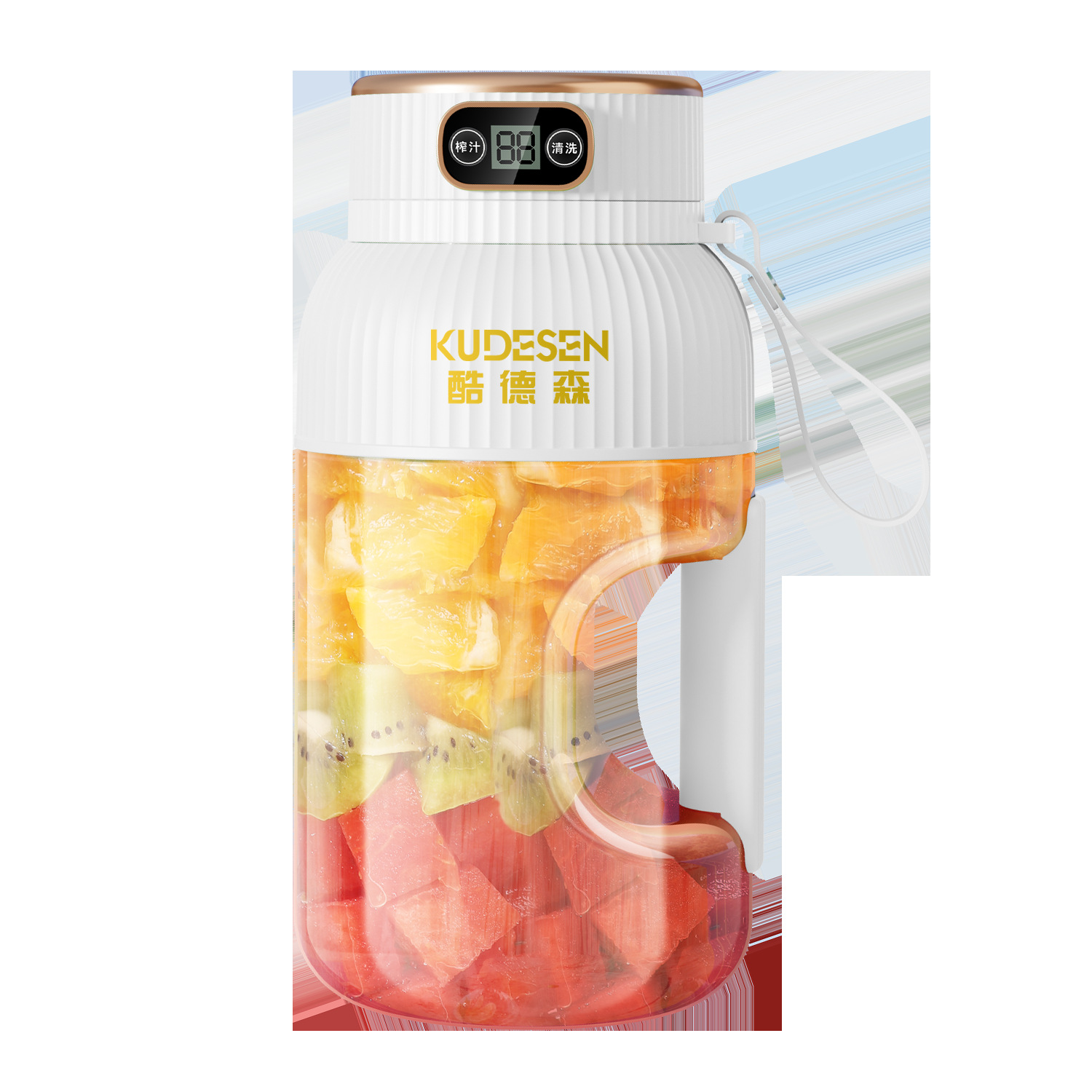 Suministro directo de fábrica tonelada barril exprimidor inalámbrico de gran capacidad portátil taza de jugo frito trituradora de hielo exprimidor eléctrico barril