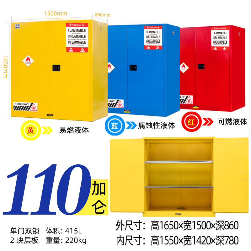 110 gallon yellow (double thick)