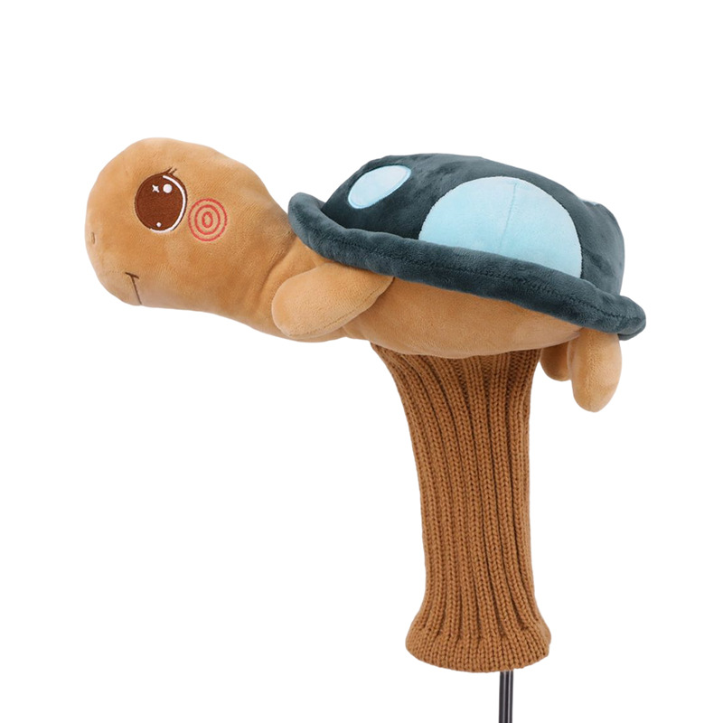 En stock Turtle Club conjunto Golf Club conjunto de golf de dibujos animados conjunto lindo animal 1/3/5 poste de madera