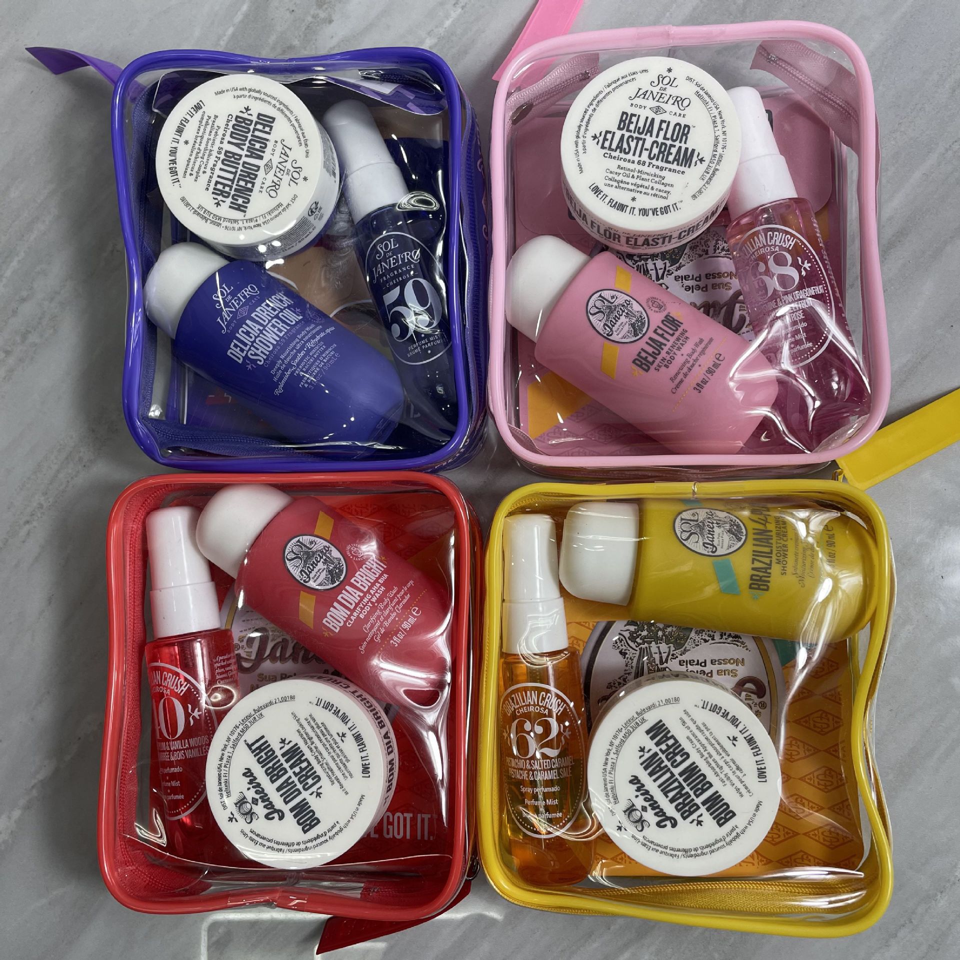Transfronterizo Sol de Janeiro Brasil Perfume Río Verano Perfume Body Lotion Bath Gel Kit de viaje image 1