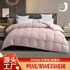 羽毛、羽绒;羽绒被