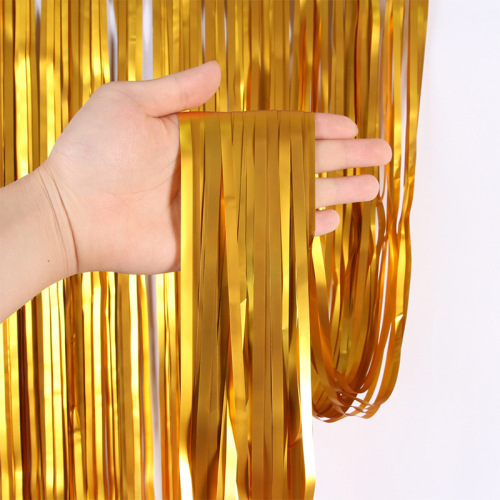 AliExpress 1*2m background wall decoration matte rain curtain holiday birthday party decoration decorated rain curtain