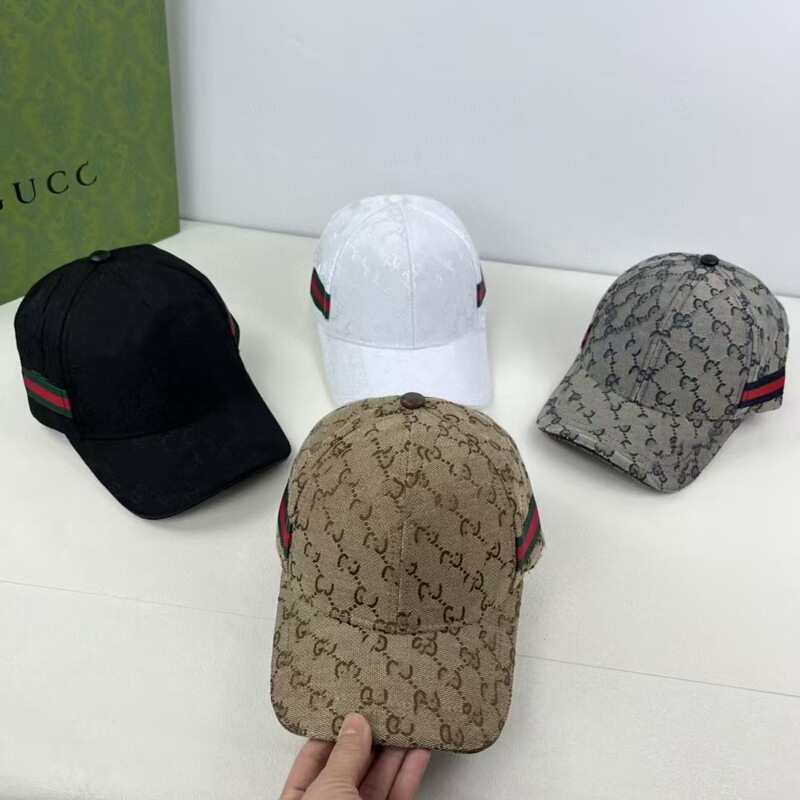 High-Quality Cross-Border Leather Baseball Cap with Logo, Dustproof Bag, Tag, Hard-Brimmed Letter Design, Large Stock Available, One Size Fits All